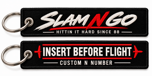 Insert Before Flight Key Chain