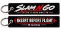 Insert Before Flight Key Chain